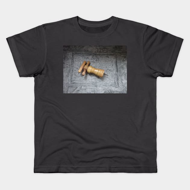 The corkscrew - 1 Kids T-Shirt by walter festuccia